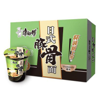 康师傅日式豚骨杯面78g*12杯/箱