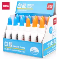 得力(deli) 9070 手工专用胶水 12瓶/盒 2盒装