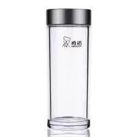 希诺（HEENOOR)塑料杯男女耐摔防漏水杯 XN-8041/8042/8043 新银白