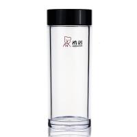 希诺(HEENOOR)塑料杯男女耐摔防漏水杯 XN-8041/8042/8043 黑色