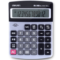 得力1515语音计算器(银色)(台)