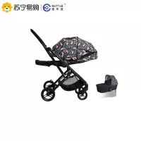 elittle逸乐途小恐龙婴儿推车双向轻便高景观可坐可躺折叠宝伞车款