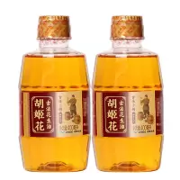 胡姬花古法小榨花生油400ml*2小瓶组合装食用油 宿舍炒菜烘培青团花生食用油 家庭小瓶方便装