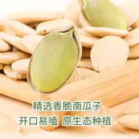 百草味 坚果 农家南瓜子160g 炒货干果南瓜籽 休闲零食满满