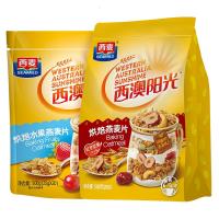 西麦烘焙 烘焙水果燕麦片500gx2袋即食干吃早餐谷物代餐组合装