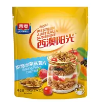 西麦 烘焙水果燕麦片500g 冷冲即食早餐谷物 什锦谷物燕麦片 可搭配酸奶 新老包装随机发货非膨化