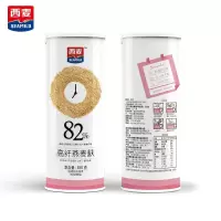 西麦无蔗糖高纤燕麦麸即食免煮膳食早餐健身代餐燕麦片450g*2桶