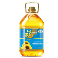 福临门 食用油 葵花籽清香食用植物调和油5L