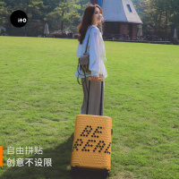 ito个性定制 旅行箱女联名DIY专属小型登机箱男万向轮旅行箱20寸
