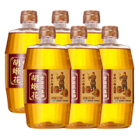 胡姬花古法小榨花生油5.4L(900ml*6) 小瓶组合装食用油 宿舍炒菜山东花生食用油烘培油 一级压榨食用油