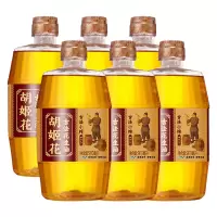 胡姬花古法小榨花生油5.4L(900ml*6) 小瓶组合装食用油 宿舍炒菜山东花生食用油烘培油 一级压榨食用油