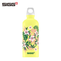 瑞士进口sigg希格运动水杯水壶男女杯子户外轻量骑行旅行杯大容量便携式时尚潮流运动铝杯 活力黄600ml