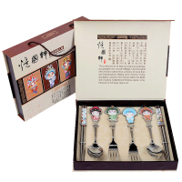 动力源 不锈钢餐具套装六件套 XY-D012