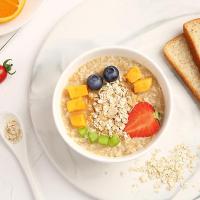 百草味 麦片/谷物 醇香高钙燕麦片420g 营养即食早餐懒人代餐速食品满满