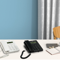 得力(deli)13606电话机黑色 座机 固定电话 来去电查询 可接分机