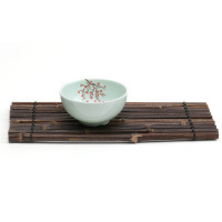 A5雪夜红密胺四方调料碗塑料快餐汤碗米饭碗火锅调料碗仿瓷餐具 5A密胺汤、饭碗 11.4*5.5