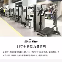 施菲特 双功能坐姿蹬腿与小腿训练器 商用力量健身器材 SF7208