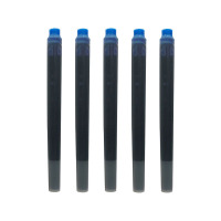 派克(PARKER)配件系列 钢笔墨水芯蓝色5支装
