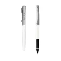 派克（PARKER）定制签字笔 乔特白色胶杆宝珠笔-私人定制