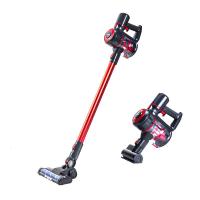 荣事达无线吸尘器家用小型手持推杆式大吸力充电强力吸猫毛 中国红V8