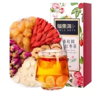 福东海人参桂圆红枣枸杞茶玫瑰花茶叶女性养生女人茶五宝茶八宝茶花草茶组合茶