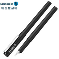 施耐德(Schneider) 钢笔 BK406 办公专用签字笔 进口墨水笔 黑色 6支装