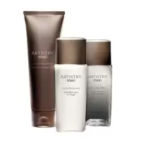 Amway安利雅姿 男士护肤品平衡保湿礼盒化妆品 套装洁面乳115g+乳液150g+爽肤水150g 套装
