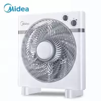 美的风扇(Midea)台式转页扇电风扇鸿运扇台式学生宿舍家用转页扇落地扇 KYT25-15AW