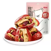 百草味 枣夹每日坚果216g 抱抱果红枣夹核桃新疆大枣零食 抱有料