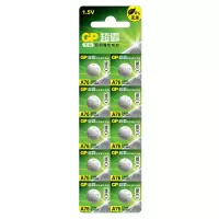 超霸(GP)纽扣电池A76 10粒电子手表遥控器电子秤汽车钥匙门铃