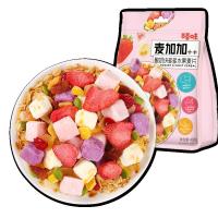 百草味 麦加加坚果多多水果燕麦片400g 即食谷物早餐代餐