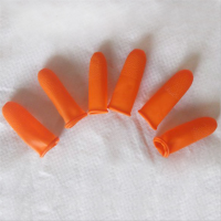 乳胶手指套防滑工厂车间一次性橡胶手指套 100支/包 * 2包