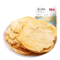 百草味(BE&CHEERY) 蜜汁鳕鱼片80g即食深海雪鱼干鱼片干海鲜特产海味干货休闲零食小吃