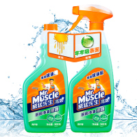 威猛先生(Mr Muscle) 高效净油啫哩 双包装 (青柠香)500g+500g [新老包装随机发货]