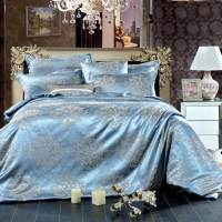 欧式全棉贡缎提花四件套GST012 比伦风情w01076024