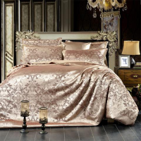 欧式全棉贡缎提花四件套GST012 醉梦仙境w01076024
