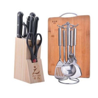 好人 刀具厨具套装套刀不锈钢菜刀勺铲砧板组合15件套 CJTZ-938