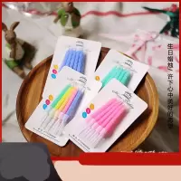 生日蜡烛 螺旋纹蜡烛 多色可选 生日蛋糕蜡烛 可接触食品无毒
