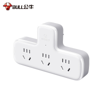 公牛(BULL) 一转多转换器插座转换插头 一转三无开关 9603 国标转换器