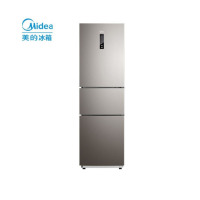 美的 BCD-215WTPM(E) 215L 三 门 冰 箱 风 冷无霜变频 铂 金 净 味 泰坦银