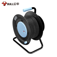 公牛(BULL) 卷线盘移动电缆电线盘绕线盘插座 GN-806D 50米线盘漏电过热保护2.5平方