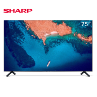 夏普(SHARP)4T-K75A7CA 75英寸4K超清智能全面屏智能语音平板液晶电视机