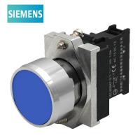 西子 3SB6 平头按钮 蓝色 1常开 金属 瞬动型 22mm  按钮