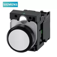 西子 3SU 平头按钮 白色 1NO 塑料 自锁型 22mm  按钮 企业定制