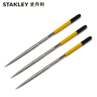 史丹利STANLEY 3支 金刚石尖头圆锉刀4x160mm 钢锉金属小锉刀金刚石锉刀合金挫玉石迷你 22-332-23