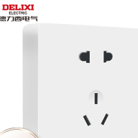 德力西(DELIXI)开关插座明装面板CD158系列(无需暗盒)10A五孔十孔十五孔插座 10A五孔