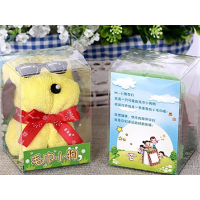 造型毛巾 小礼物糖果蛋糕小狗造型颜色随机发300个起订