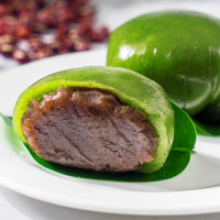 [新雅·老字号]精制细豆沙青团生胚360g*3袋半成品速冻网红糯米团子清明传统糕点点心踏青果零食小吃麻薯