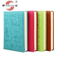 申士 (SHEN SHI)创意笔记本文具记事本日记商务皮本子卡通可爱学生本A5/A6大学生