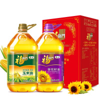 福临门 食用油 全程可追溯 葵花籽油+玉米油品质套装3.09L*2